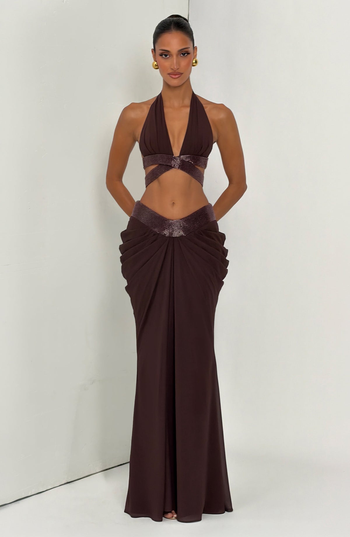 Sophie Bralette - Plum Brown