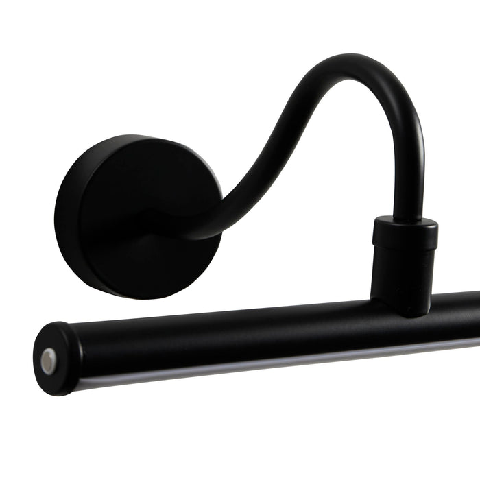 Bar LED Rechargeable Wall Light - Black - DUSK