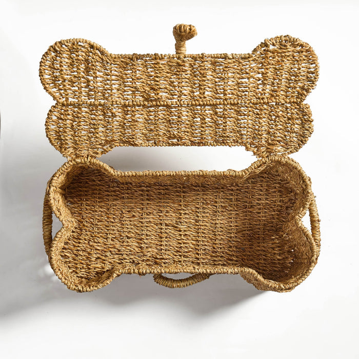 Bone Seagrass Storage Basket - Natural - DUSK