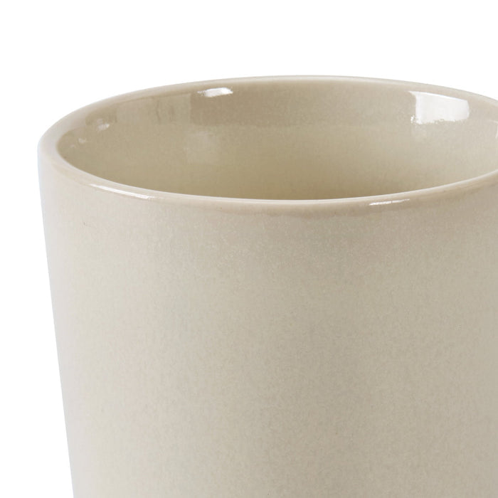Hans Set of 2 Reactive Glaze Handless Coffee Mugs - Latte - DUSK