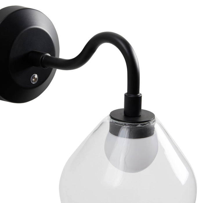 Morena Firefly LED Rechargable Wall Light - Black - DUSK