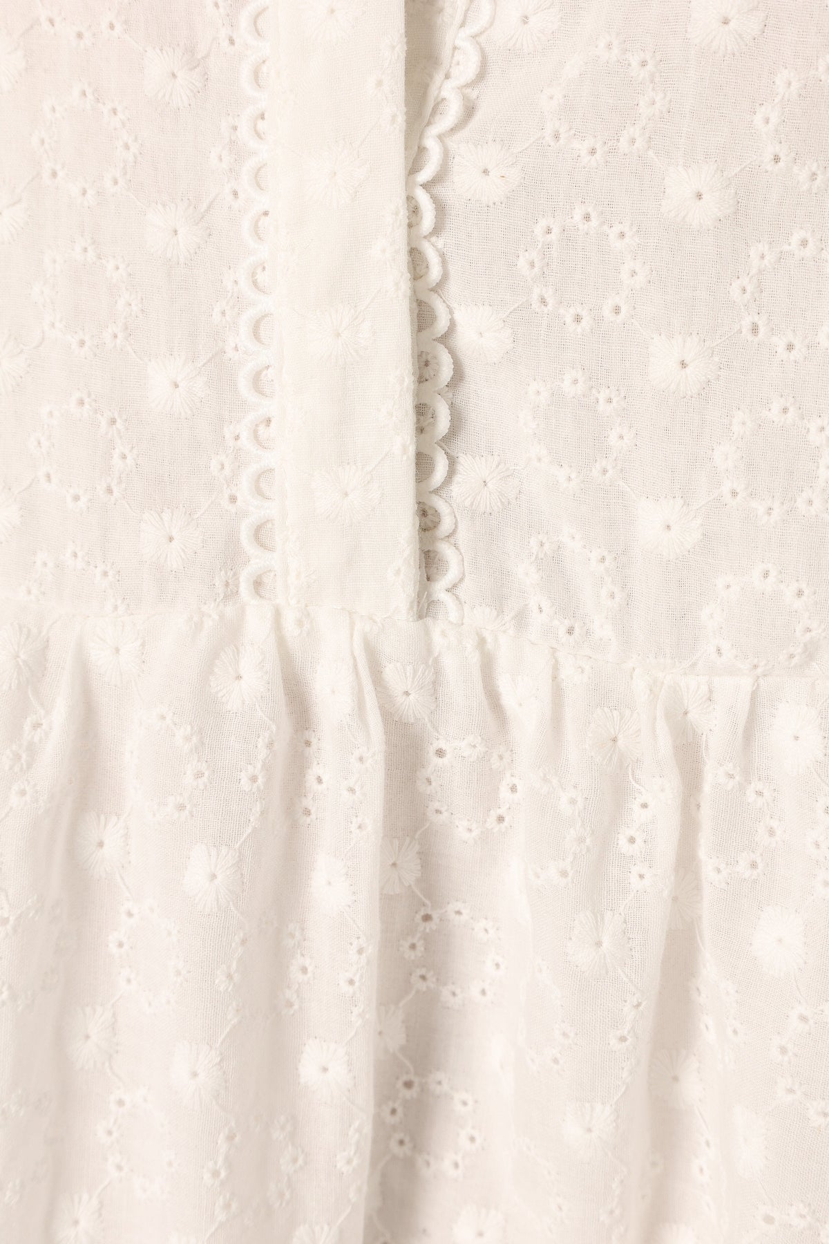 Delia Long Sleeve Mini Dress - White