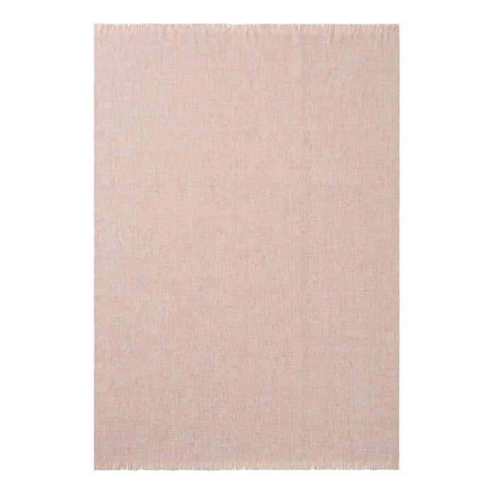 Super Soft Marled Tassel Throw - Blush Pink - DUSK