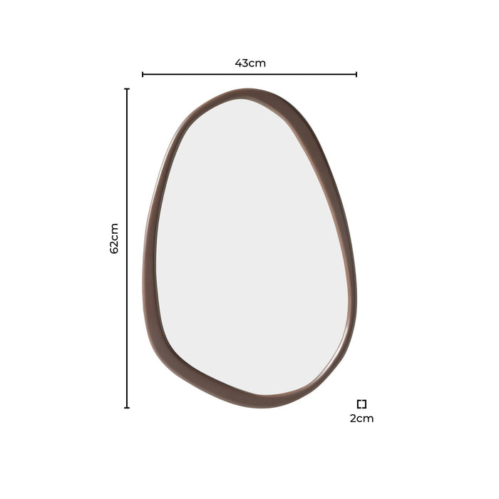 Umah Wood Pond Mirror - Mocha - DUSK