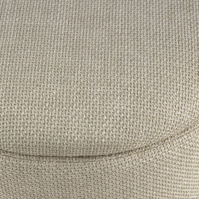 Adelaide Gold Base Storage Stool - Beige - DUSK