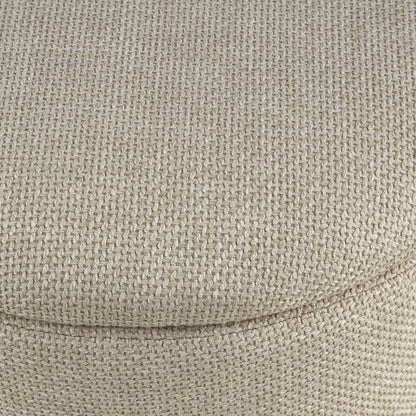 Adelaide Gold Base Storage Stool - Beige - DUSK