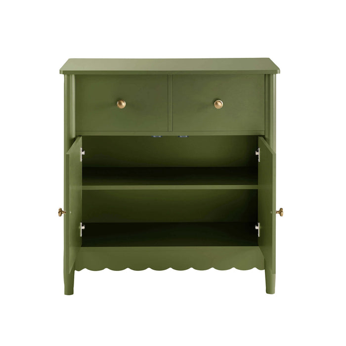 Betty 2 Door Sideboard with Drawers - Olive - DUSK