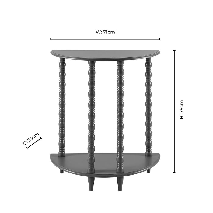 Bonnie Bobbin Console Table - Vibrant Yellow - DUSK