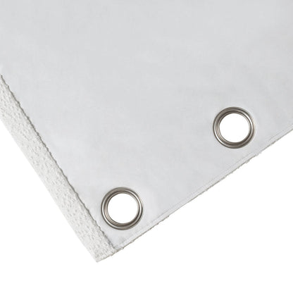Boucle Black Out Curtains - White - DUSK