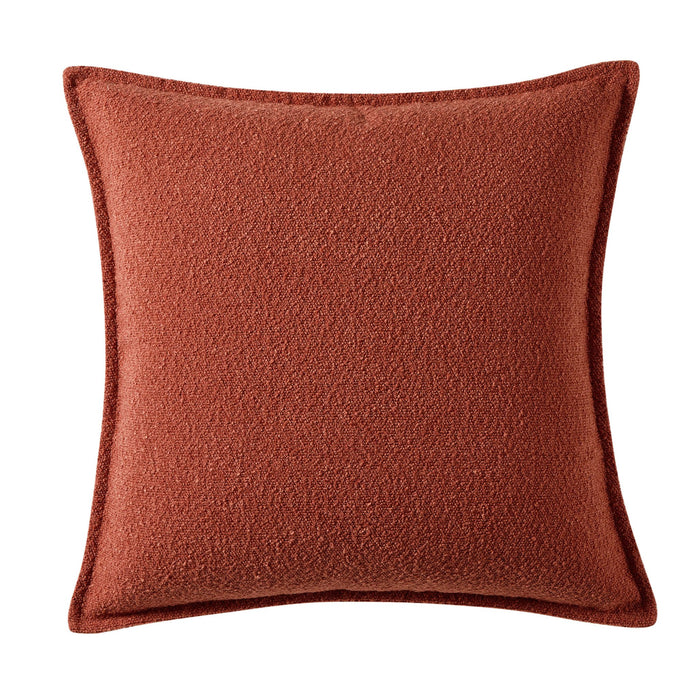 Boucle Sofa Cushion Cover - Rust - DUSK