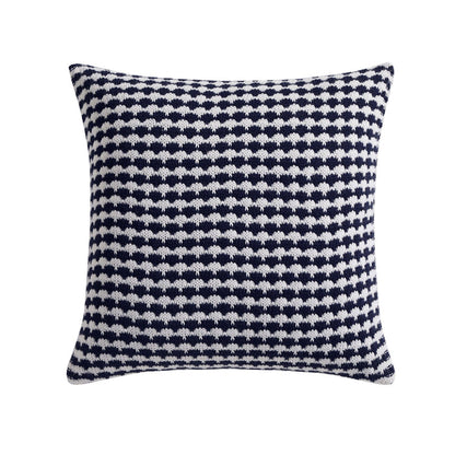 Contrast Pattern Knit Sofa Cushion Cover - Midnight - DUSK