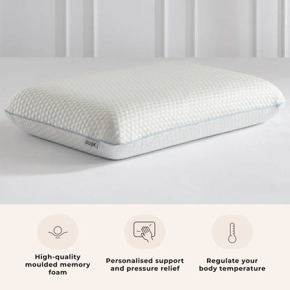 Memory Foam Pillow - White - DUSK