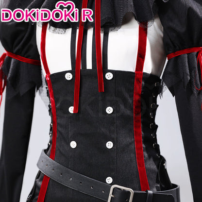 DokiDoki-R Anime Guilty Crown Cosplay Yuzuriha Inori Costume Black EGOIST Door The Empire of Corpses