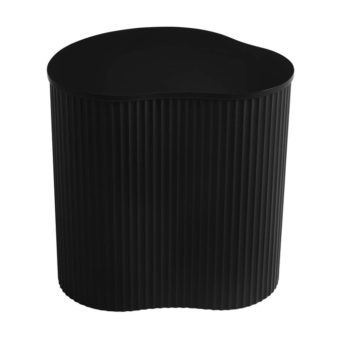 Evie Irregular Side Table - Black - DUSK