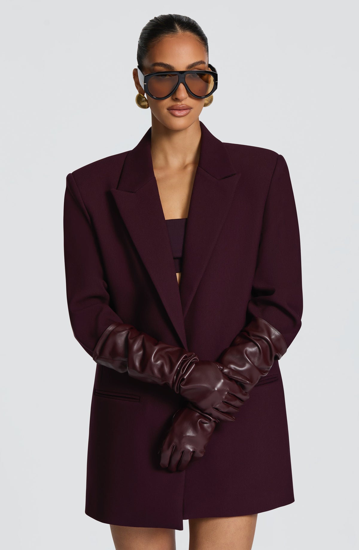 Frankie Gloves - Plum