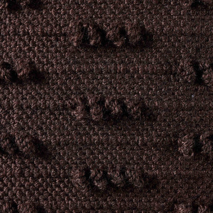 Handwoven Tufted Sofa Cushion Cover - Chocolate - DUSK