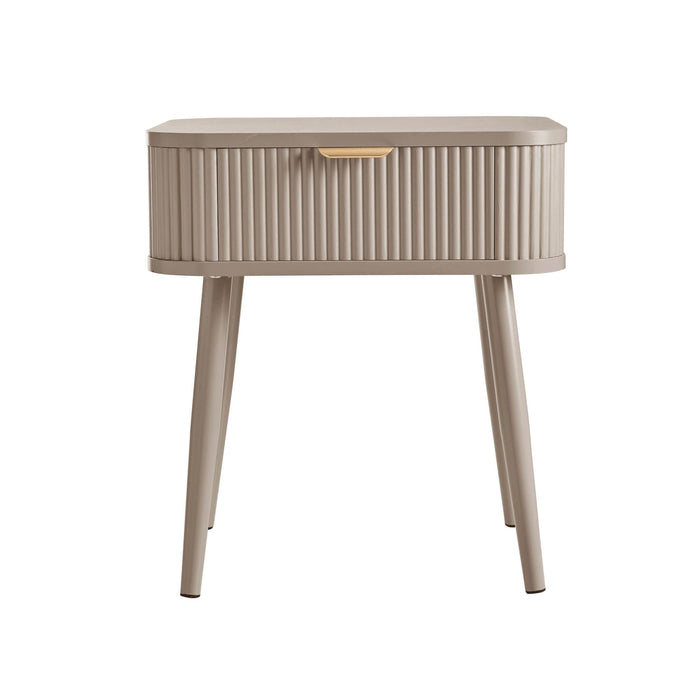 Hattie 1 Drawer Nightstand - Taupe - DUSK