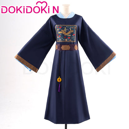 【In Stock】【Size S-2XL】DokiDoki-N Anime The Apothecary Diaries Cosplay Jinshi Costume Blue Court Dress