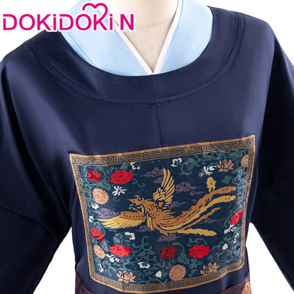 【In Stock】【Size S-2XL】DokiDoki-N Anime The Apothecary Diaries Cosplay Jinshi Costume Blue Court Dress