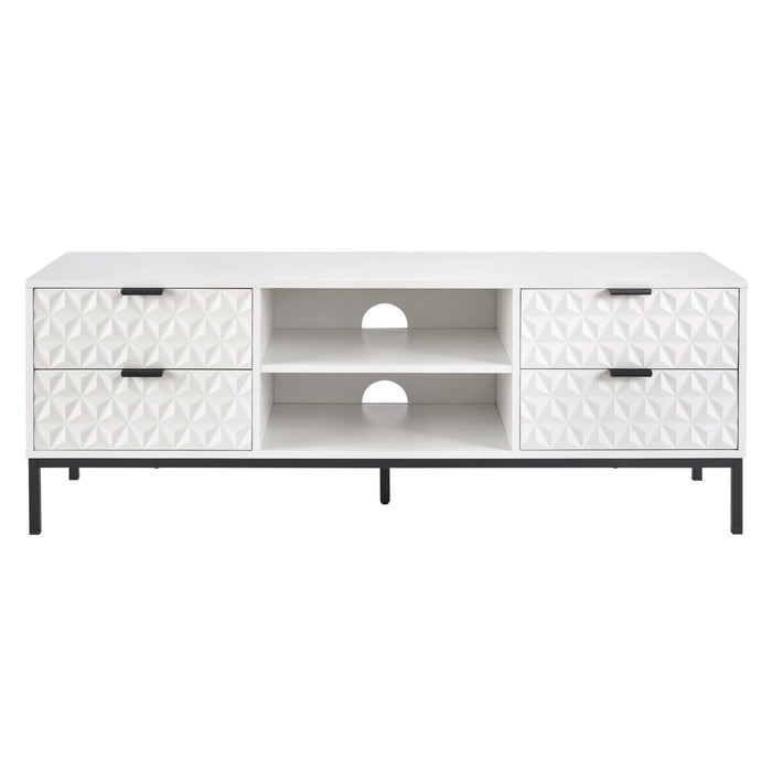Isabella TV Unit - White - DUSK