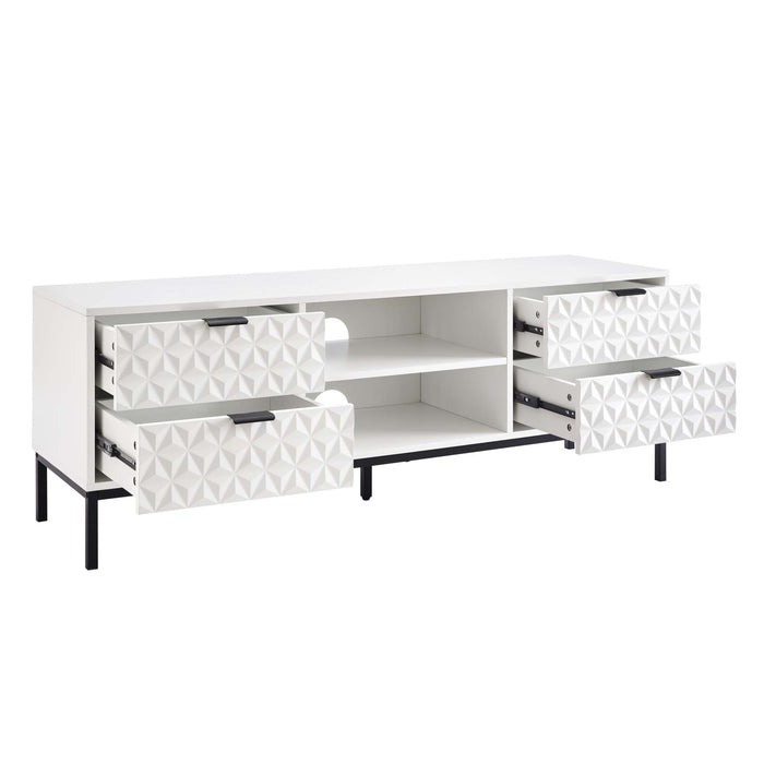 Isabella TV Unit - White - DUSK