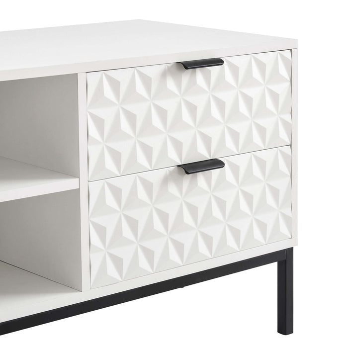 Isabella TV Unit - White - DUSK
