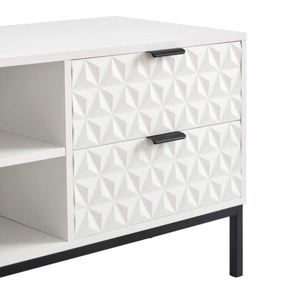 Isabella TV Unit - White - DUSK