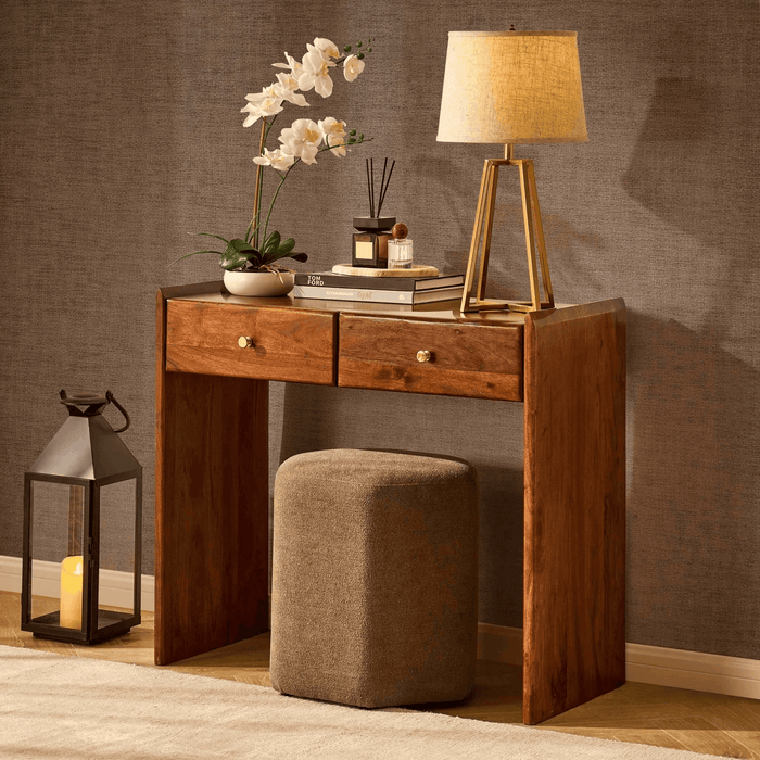 Kirsten Stool - Chenille Mushroom - DUSK