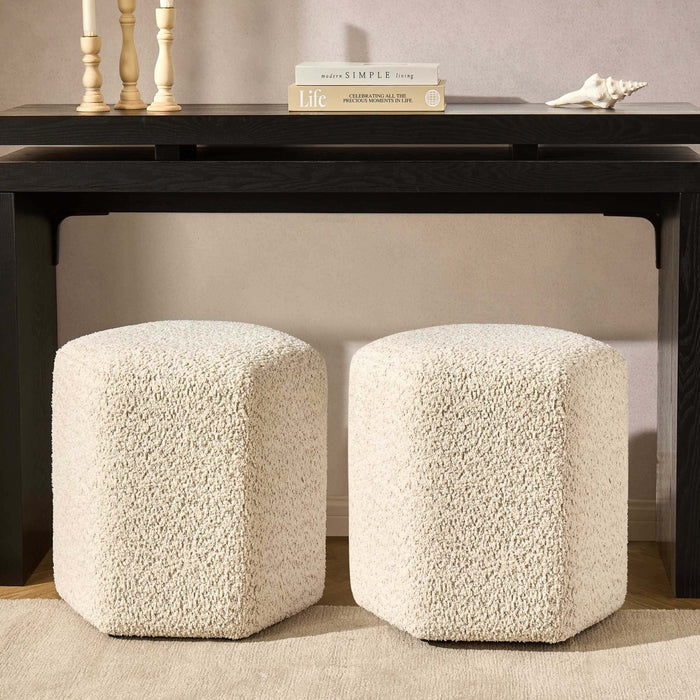 Kirsten Stool - Popcorn Teddy - DUSK