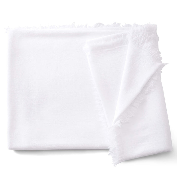 Linen Blend Table Cloth - White - DUSK