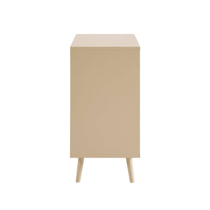Lottie Woven 3 Drawer Chest - Sand - DUSK