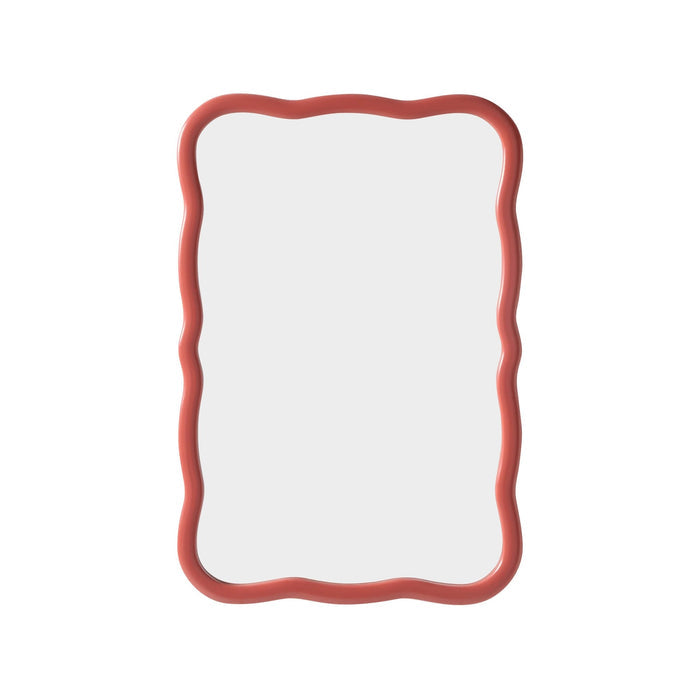 Niamh Wavy Wall Mirror - Terracotta - DUSK