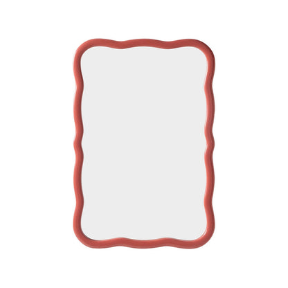 Niamh Wavy Wall Mirror - Terracotta - DUSK