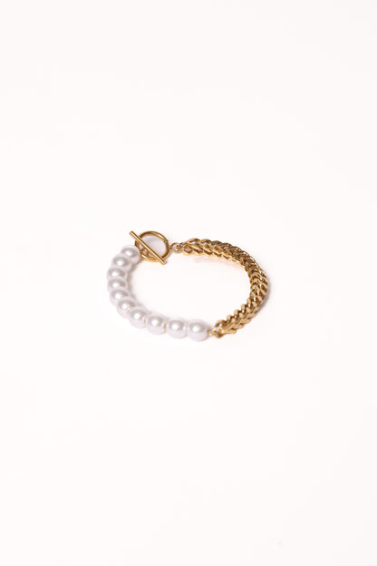 Cascais Bracelet - Gold/Pearl