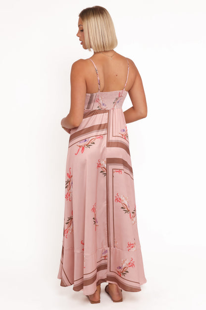 Elanor Maxi Dress - Pink Cocoa