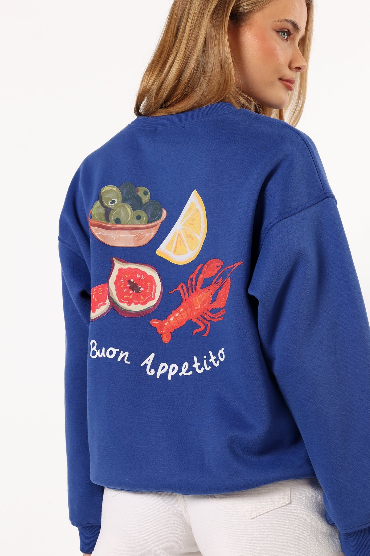 Buon Appetito Crewneck Sweatshirt - Royal