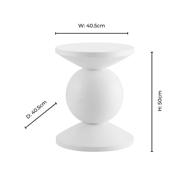 Raya Side Table - Black - DUSK