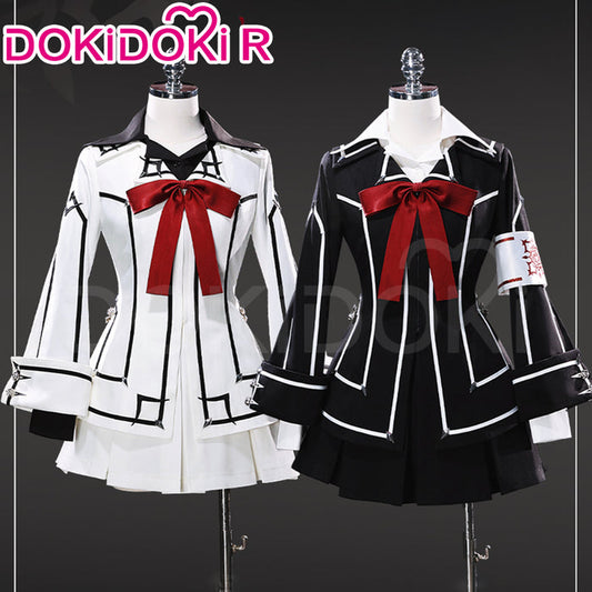 【Ready For Ship】【Last Batch】DokiDoki-R Anime Vampire Knight Cosplay Kurosu Yuki Costume Uniform