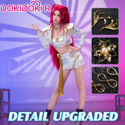 【Ready For Ship】【Size XS-3XL】【Last Batch】DokiDoki-R Movie Anime KPOP KILLER Cosplay Costume WHITE SERIES