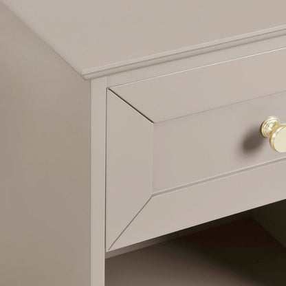 Ruby 1 Drawer Nightstand - Taupe - DUSK