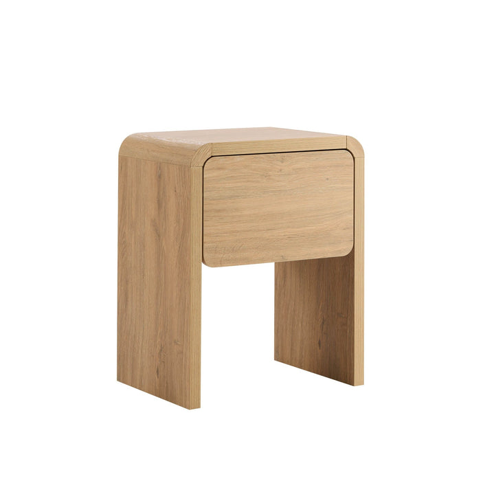 Samira Side Table - Light Wood - DUSK