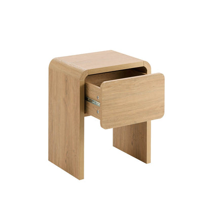 Samira Side Table - Light Wood - DUSK