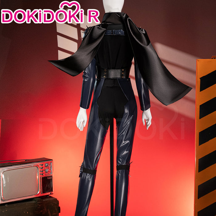 【Size S-3XL】DokiDoki-R Anime Tight Black Combat Uniform Coetume