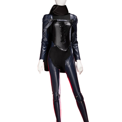 【Size S-3XL】DokiDoki-R Anime Tight Black Combat Uniform Coetume
