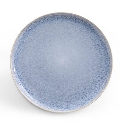 Sutton Stoneware Set of 4 Dinner Plates - Light Blue - DUSK