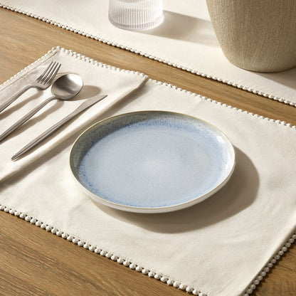 Sutton Stoneware Set of 4 Side Plates - Light Blue - DUSK