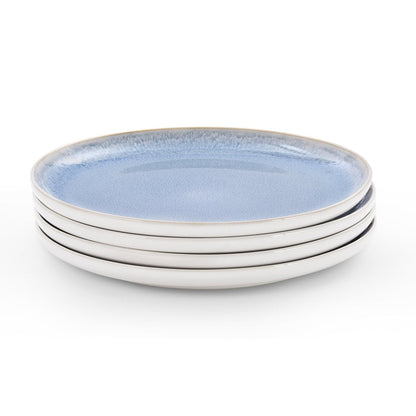 Sutton Stoneware Set of 4 Side Plates - Light Blue - DUSK