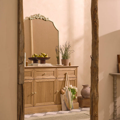 Sylvie Traditional Arched Mirror - Gold - DUSK