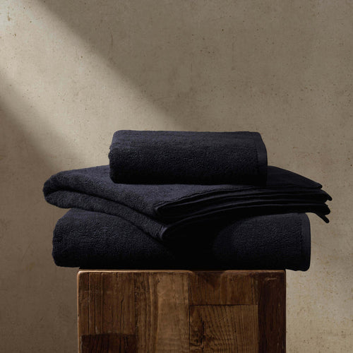 Tahiti Super Absorbent Towel Collection - Black - DUSK