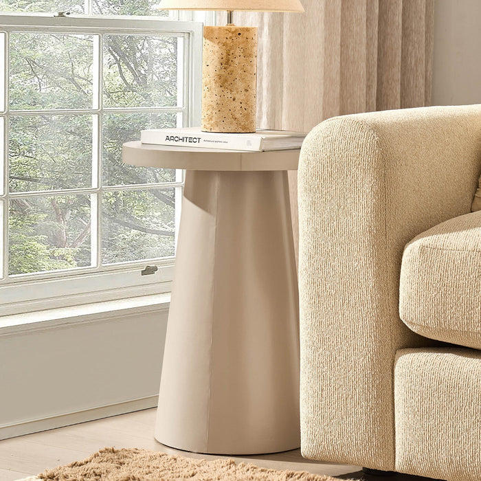 Talia Side Table - Taupe - DUSK